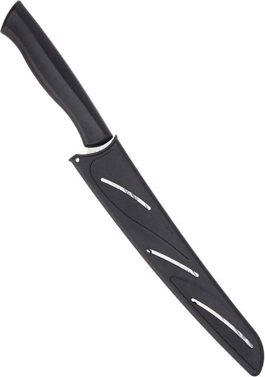 Inspire Bread Knife, 9 Inch blade with Hammered Finish, , Silver