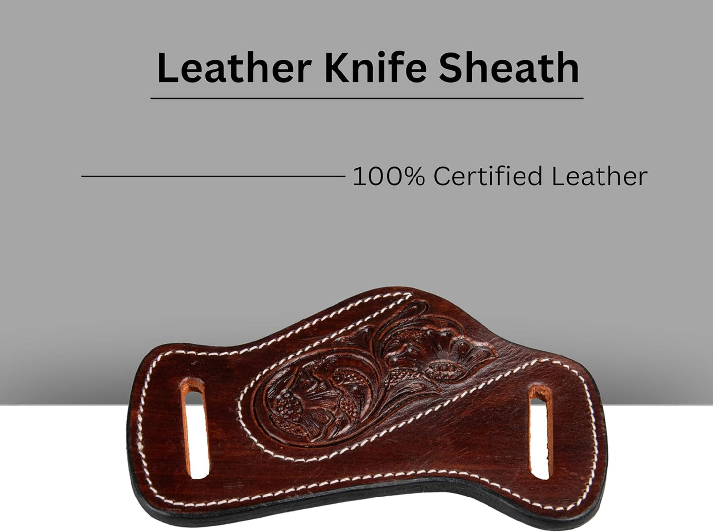 Leather Knife Sheath for Belt Pocket Folding Knife Holder Compact Draw Knifes Carrier EDC Leather Sheath for Folding Knife Holster