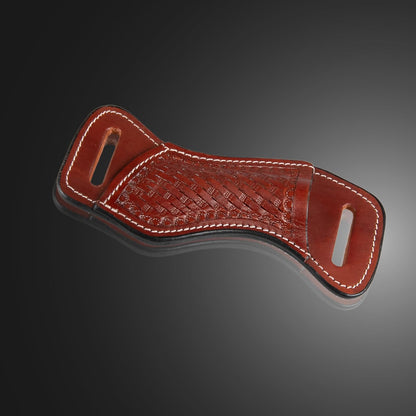 Leather Knife Sheath for Belt Pocket Folding Knife Holder Compact Draw Knifes Carrier EDC Leather Sheath for Folding Knife Holster