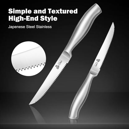 Nakiri Kitchen Knife, Chef's Knife In Japanese Stainless Steel Professional Cooking Knives, Non-slip Ultra Sharp Knife with Ergonomic Handle