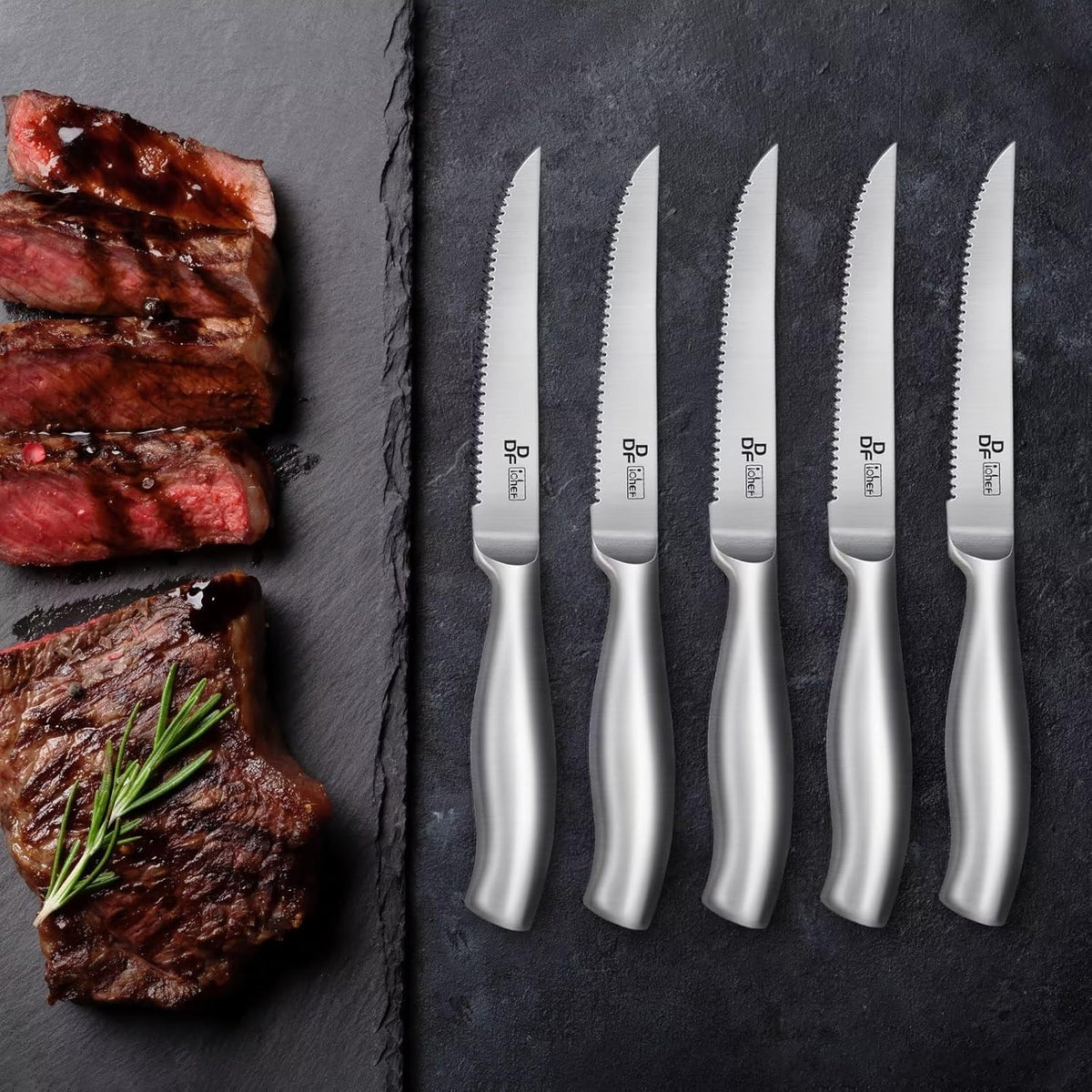 Nakiri Kitchen Knife, Chef's Knife In Japanese Stainless Steel Professional Cooking Knives, Non-slip Ultra Sharp Knife with Ergonomic Handle
