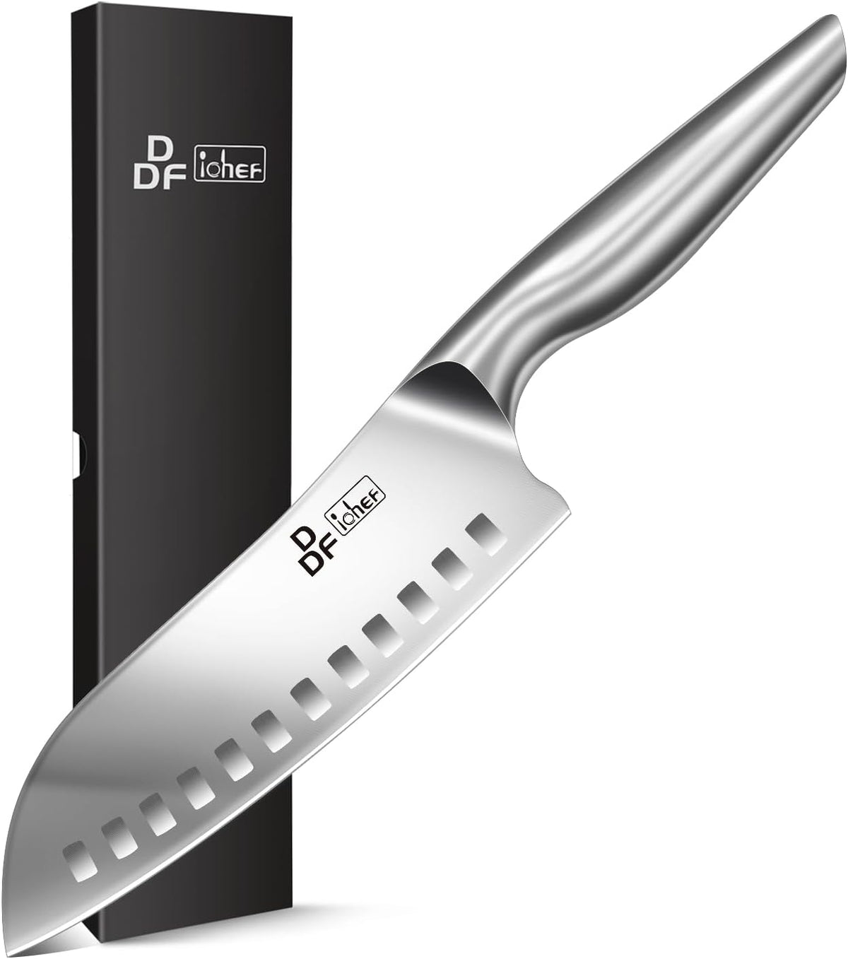 Nakiri Kitchen Knife, Chef's Knife In Japanese Stainless Steel Professional Cooking Knives, Non-slip Ultra Sharp Knife with Ergonomic Handle