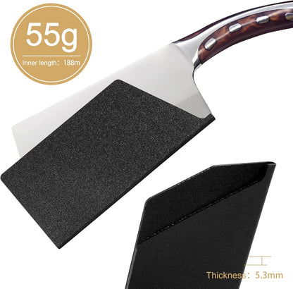 Universal Knife Edge Guards 2 Pcs ABS Knife Cover Set for Kitchen Sheath Protector