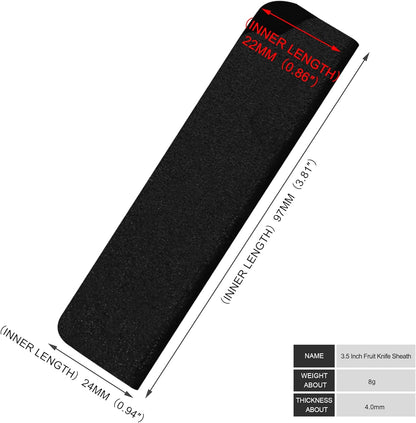 Universal Knife Edge Guards 2 Pcs ABS Knife Cover Set for Kitchen Sheath Protector