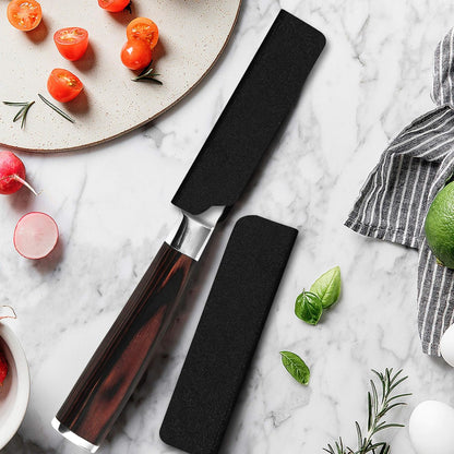 Universal Knife Edge Guards 2 Pcs ABS Knife Cover Set for Kitchen Sheath Protector