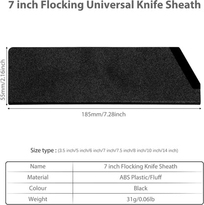Universal Knife Edge Guards 2 Pcs ABS Knife Cover Set for Kitchen Sheath Protector