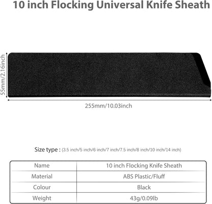Universal Knife Edge Guards 2 Pcs ABS Knife Cover Set for Kitchen Sheath Protector