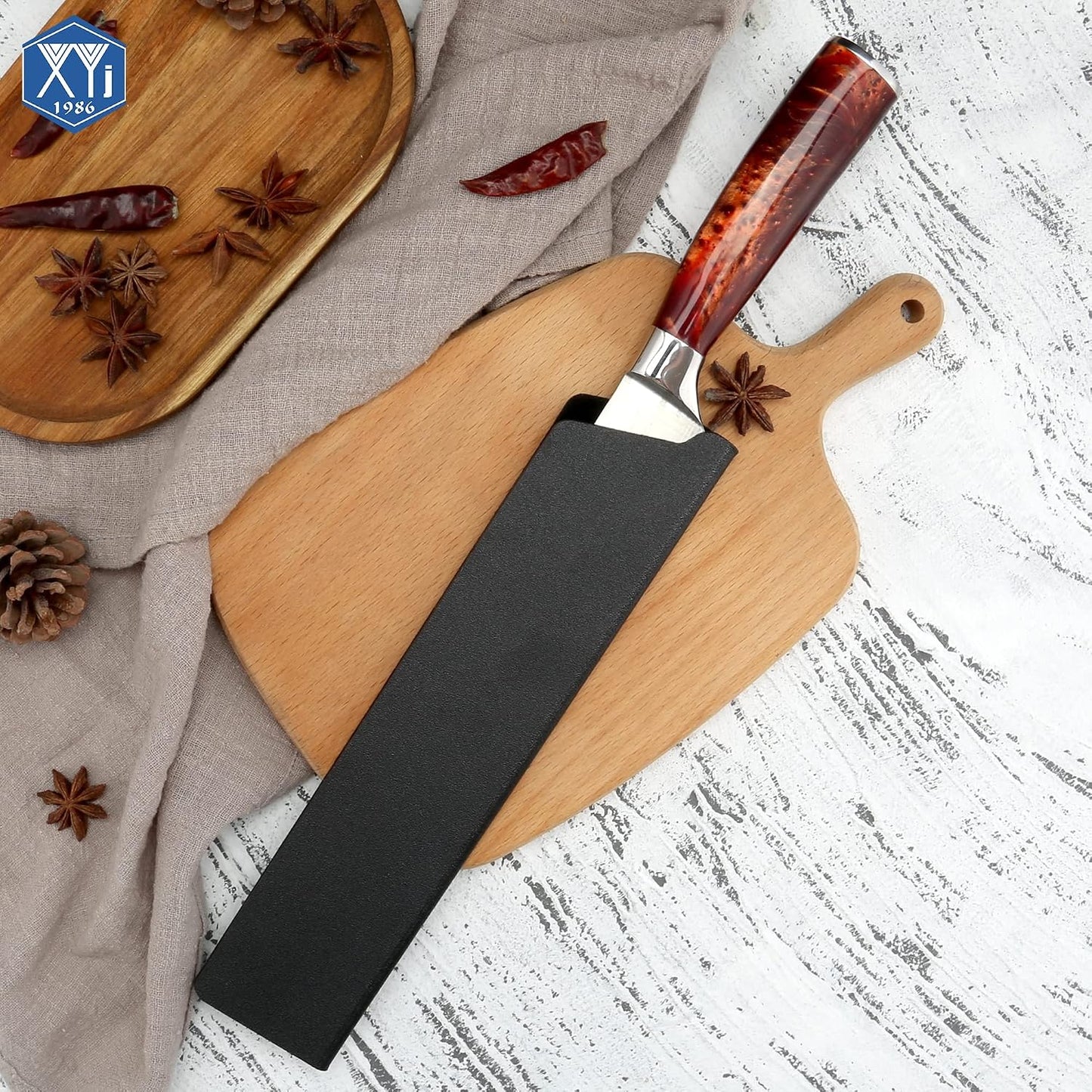 Universal Knife Edge Guards 2 Pcs ABS Knife Cover Set for Kitchen Sheath Protector