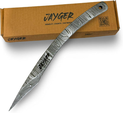 Handmade Kiridashi Knife – Precision Japanese Left Hand Marking Tool – Damascus Steel Curved Blade – Compact Carving & Craft Knife for Woodworking, Leatherwork, DIY & Artisan Use