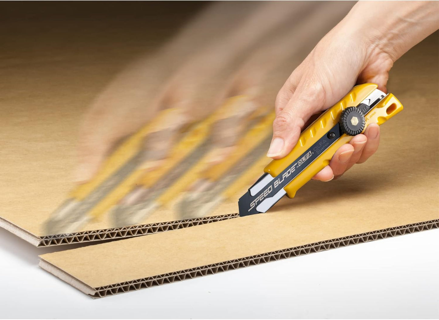 18mm Heavy-Duty Utility Knife (L-1) - Ratchet Lock, Snap-Off Blade | 18mm Japanese tool steel snap-off, ratchet-lock, ABS handle - Construction and drywall - Contractors and Construction