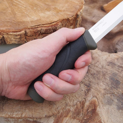 Companion Carbon Steel Fixed-Blade Knife with Sheath