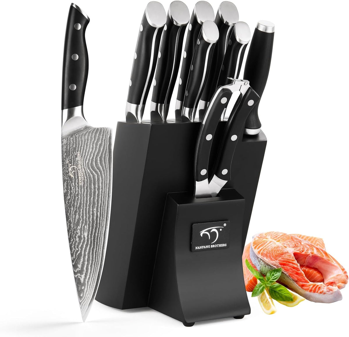 VG10 Damascus Knife Set, ABS Handle
