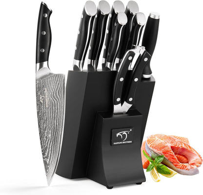 VG10 Damascus Knife Set, ABS Handle