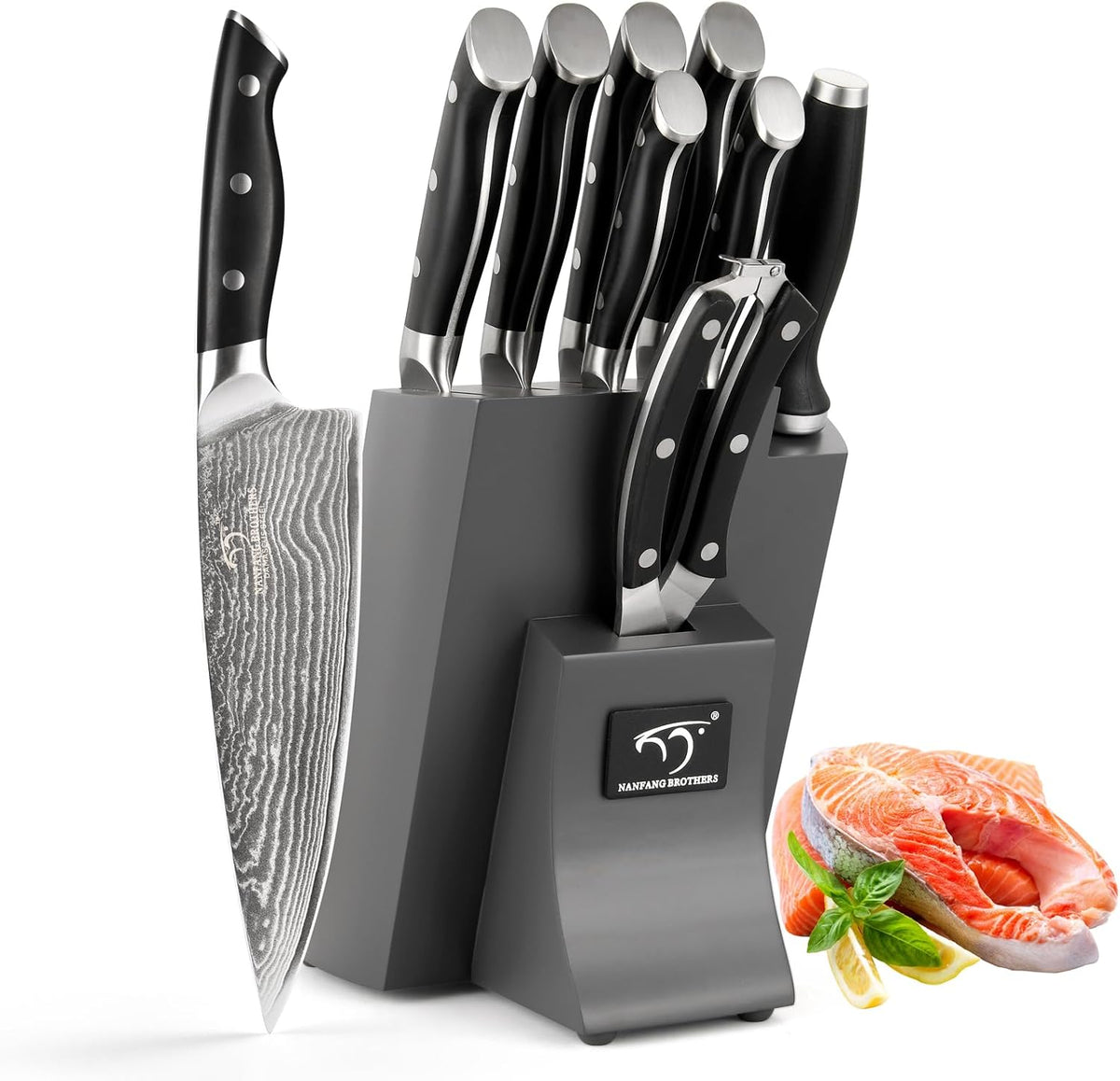 VG10 Damascus Knife Set, ABS Handle