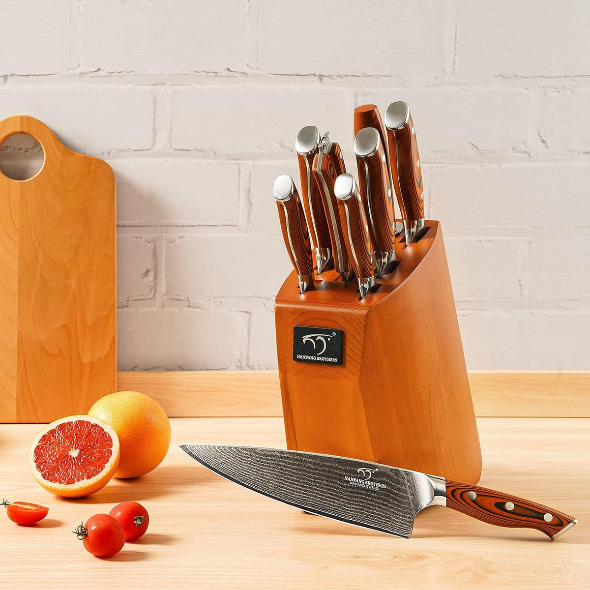 VG10 Damascus Knife Set, ABS Handle