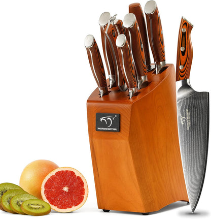 VG10 Damascus Knife Set, ABS Handle