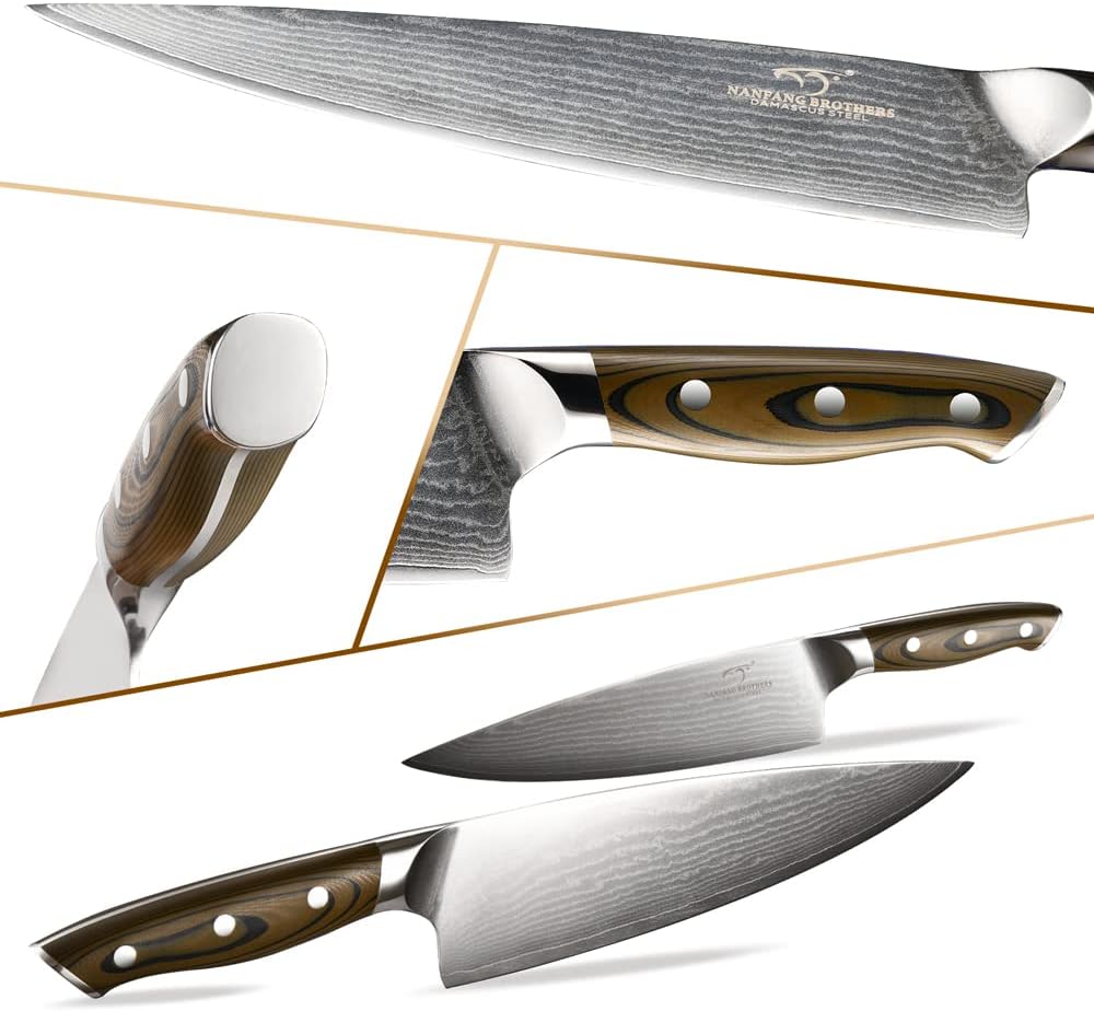 VG10 Damascus Knife Set, ABS Handle