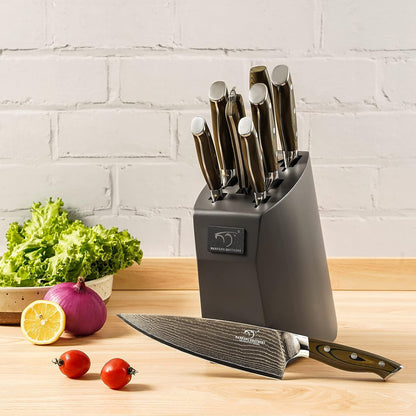VG10 Damascus Knife Set, ABS Handle