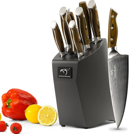 VG10 Damascus Knife Set, ABS Handle