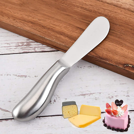 Spreader Knife Set 4-Piece Butter Knife Stainless Steel Cheese Knife Set Small Bread Cream Knives 5.3-inch