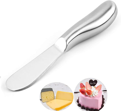 Spreader Knife Set 4-Piece Butter Knife Stainless Steel Cheese Knife Set Small Bread Cream Knives 5.3-inch