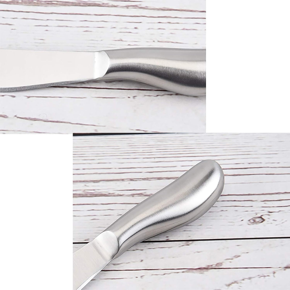 Spreader Knife Set 4-Piece Butter Knife Stainless Steel Cheese Knife Set Small Bread Cream Knives 5.3-inch