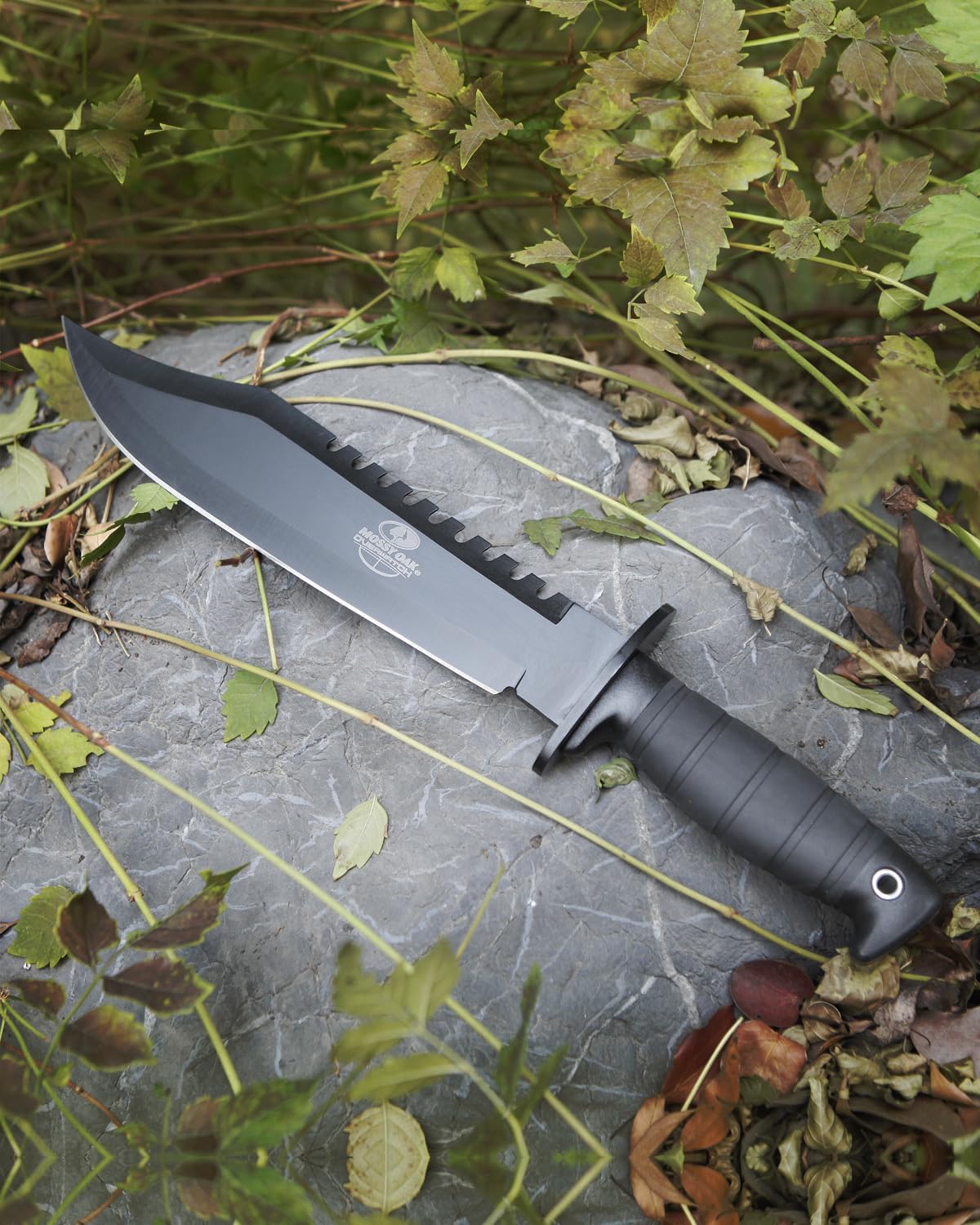 15-inch Survival Knife with Sharpener and Fire Starter