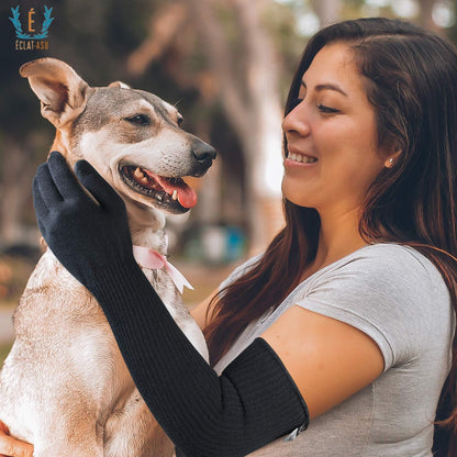 Cut Heat Bite Resistant Arm Sleeves –EN388 Certified Arm Protection Sleeve for Welding, Cooking, Cat & Dog Handling
