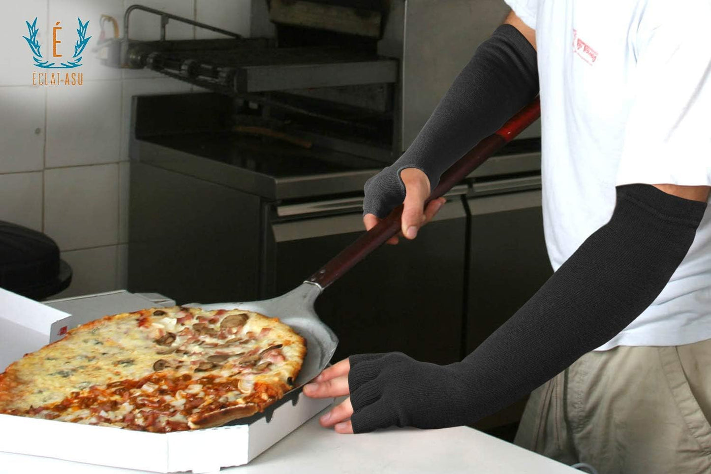 Cut Heat Bite Resistant Arm Sleeves –EN388 Certified Arm Protection Sleeve for Welding, Cooking, Cat & Dog Handling