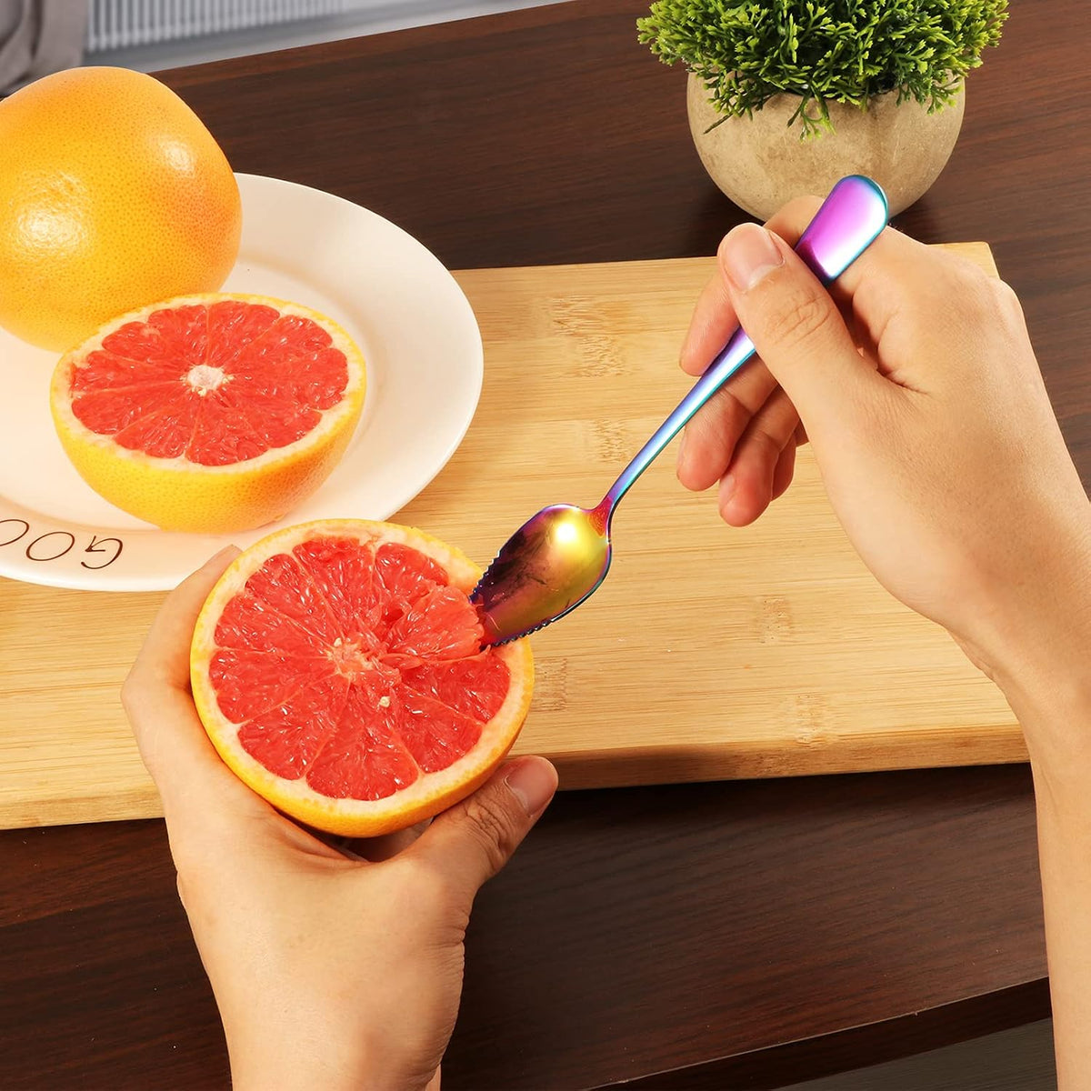 Grapefruit Spoons & Grapefruit Knife, Stainless Steel Grapefruit Utensil