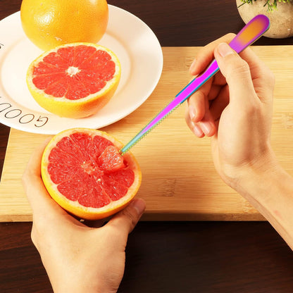 Grapefruit Spoons & Grapefruit Knife, Stainless Steel Grapefruit Utensil