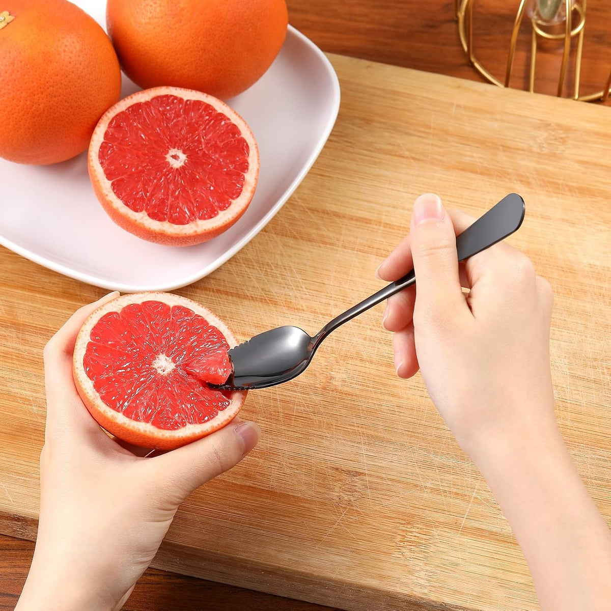 Grapefruit Spoons & Grapefruit Knife, Stainless Steel Grapefruit Utensil