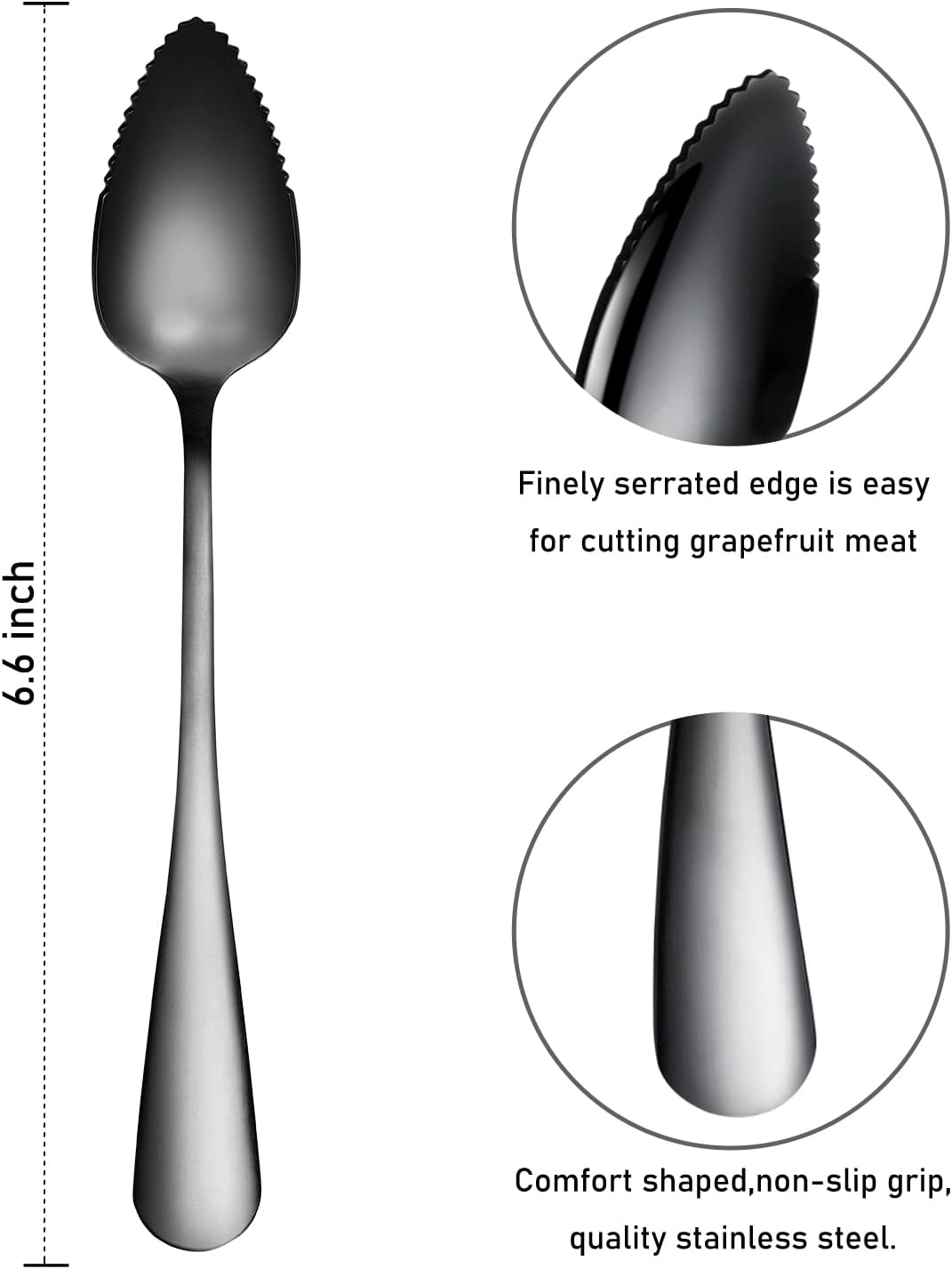 Grapefruit Spoons & Grapefruit Knife, Stainless Steel Grapefruit Utensil