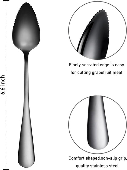 Grapefruit Spoons & Grapefruit Knife, Stainless Steel Grapefruit Utensil