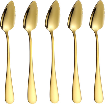 Grapefruit Spoons & Grapefruit Knife, Stainless Steel Grapefruit Utensil