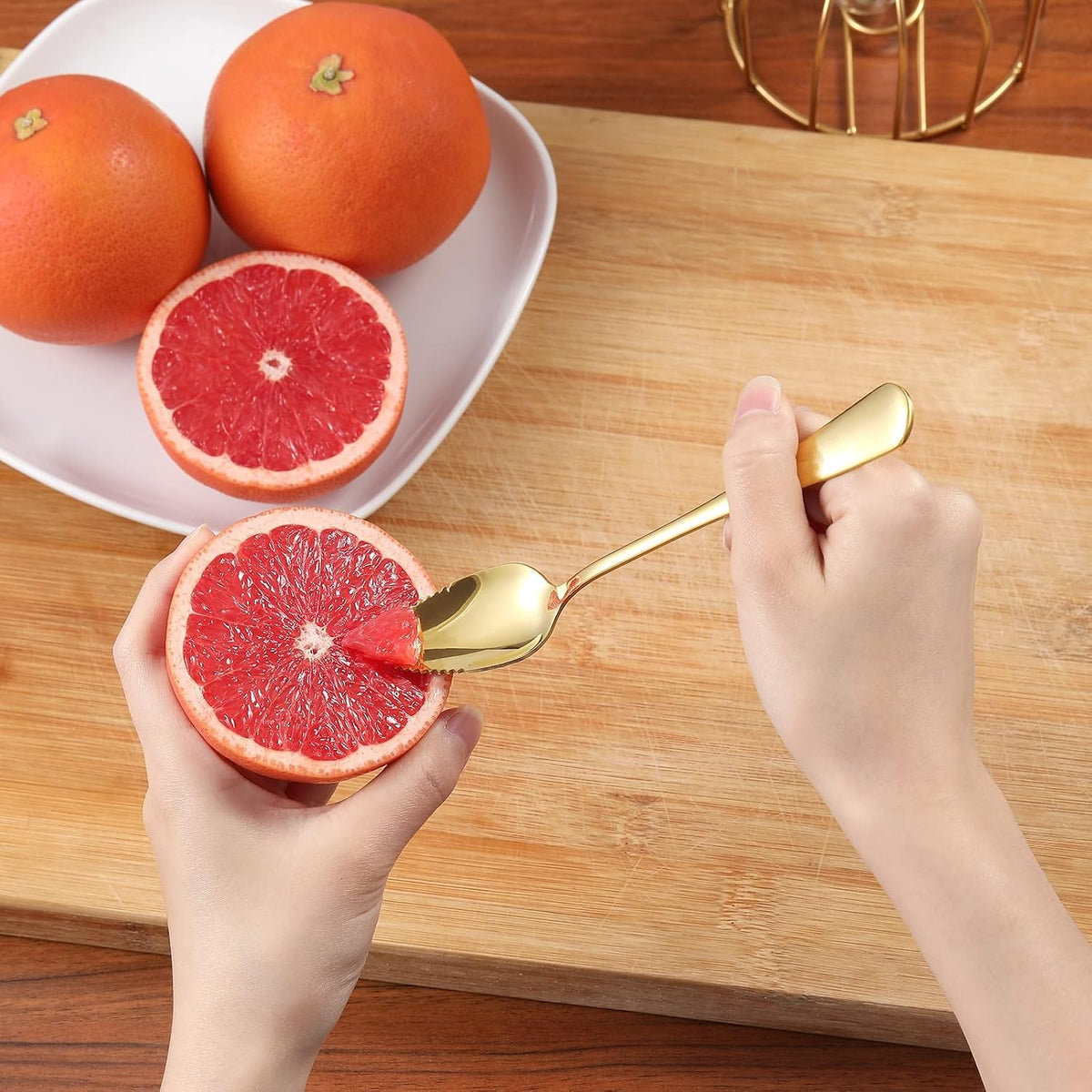 Grapefruit Spoons & Grapefruit Knife, Stainless Steel Grapefruit Utensil