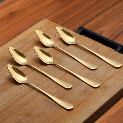 Grapefruit Spoons & Grapefruit Knife, Stainless Steel Grapefruit Utensil