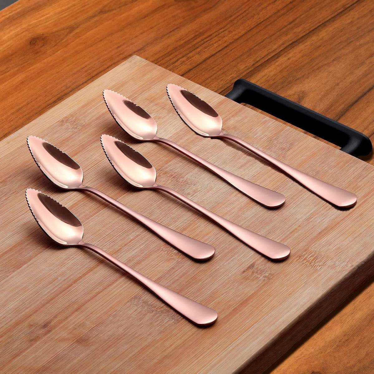Grapefruit Spoons & Grapefruit Knife, Stainless Steel Grapefruit Utensil