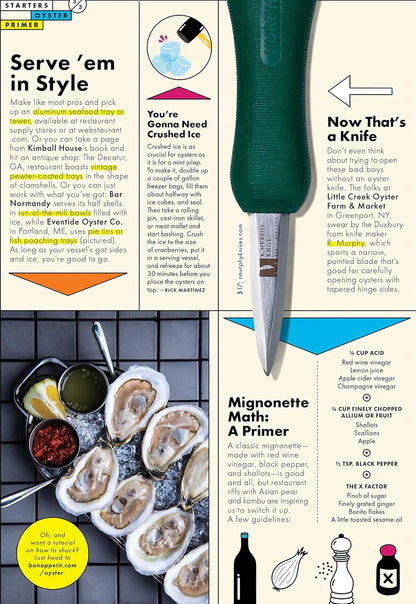 R. Murphy Duxbury Oyster Knife