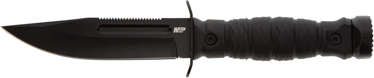M&P Special Ops Survival Knives with Full-Tang Construction, 5"-7", Black Oxide Coated Stainless Steel Blade, For Tactical, Survival, and Outdoors
