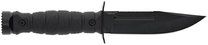 M&P Special Ops Survival Knives with Full-Tang Construction, 5"-7", Black Oxide Coated Stainless Steel Blade, For Tactical, Survival, and Outdoors