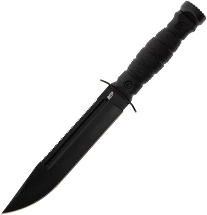 M&P Special Ops Survival Knives with Full-Tang Construction, 5"-7", Black Oxide Coated Stainless Steel Blade, For Tactical, Survival, and Outdoors