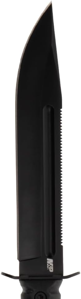 M&P Special Ops Survival Knives with Full-Tang Construction, 5"-7", Black Oxide Coated Stainless Steel Blade, For Tactical, Survival, and Outdoors