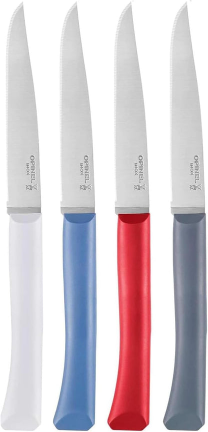 Set of 4 Bon Appetit+ Dishwasher Safe Serrated Steak Knives - Grey