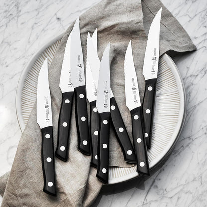 Dynamic Razor-Sharp Steak Knife Set of 4, German Engineered Informed by 100+ Years of Mastery