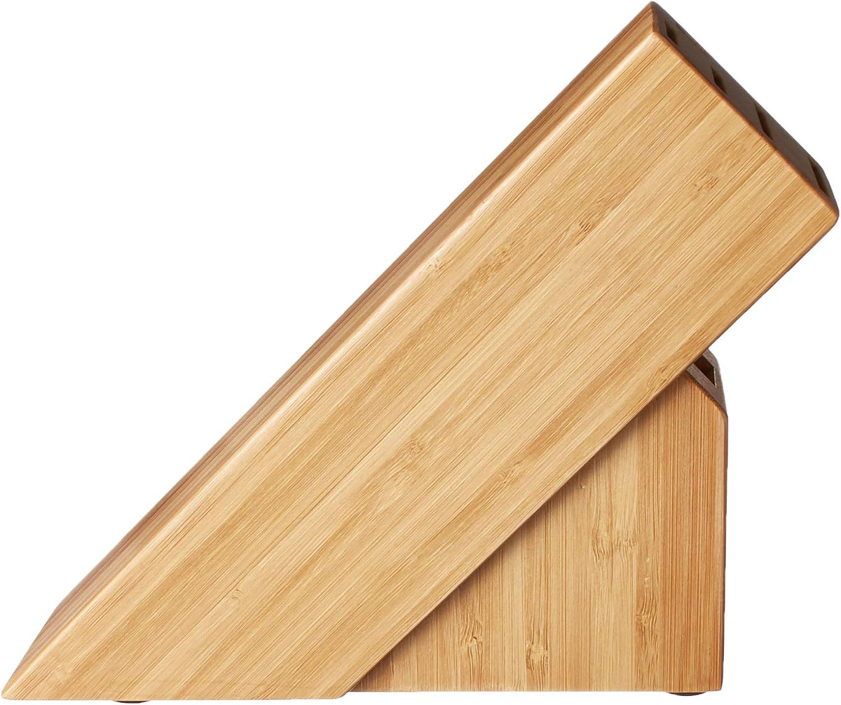 Shun Slimline Knife Block, 6-Slot | Knife Holder, Made from Genuine Bamboo, Kitchen Storage