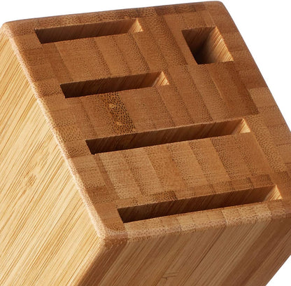 Shun Slimline Knife Block, 6-Slot | Knife Holder, Made from Genuine Bamboo, Kitchen Storage