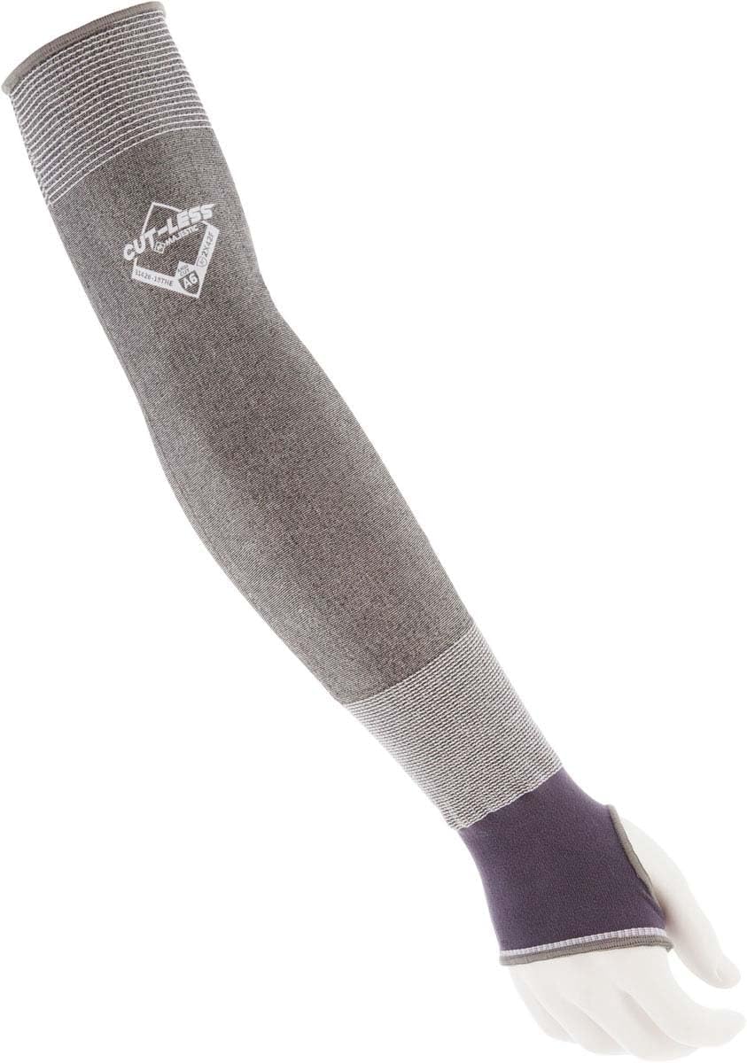 Glove Cut-Less Korplex Cut Resistant Sleeves w/Thumb Hole, Provide Arm and Wrist Protection