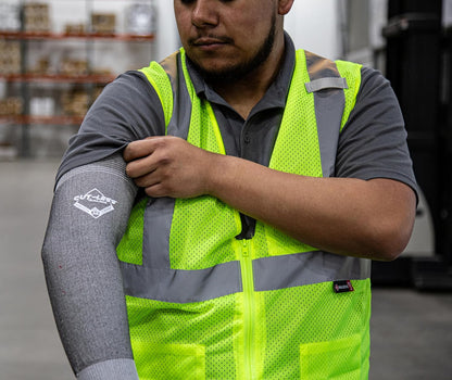 Glove Cut-Less Korplex Cut Resistant Sleeves w/Thumb Hole, Provide Arm and Wrist Protection