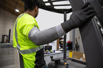 Glove Cut-Less Korplex Cut Resistant Sleeves w/Thumb Hole, Provide Arm and Wrist Protection